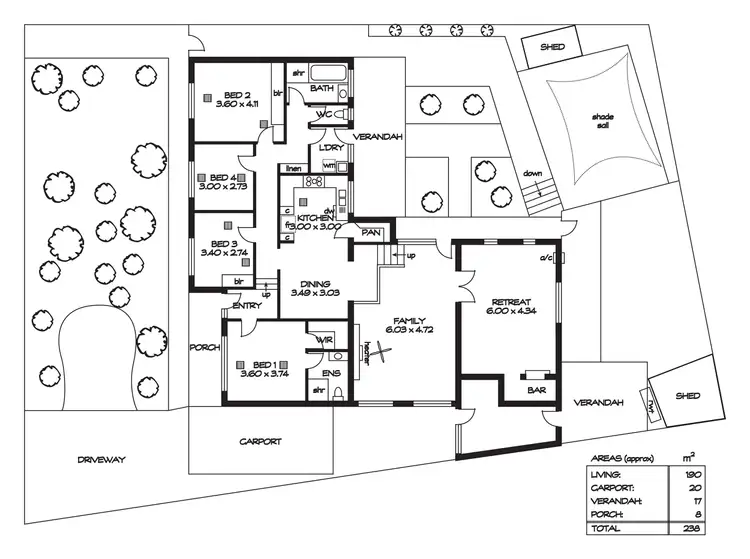Floorplan of Homely house listing, 4 Jenny Avenue, Dernancourt SA 5075