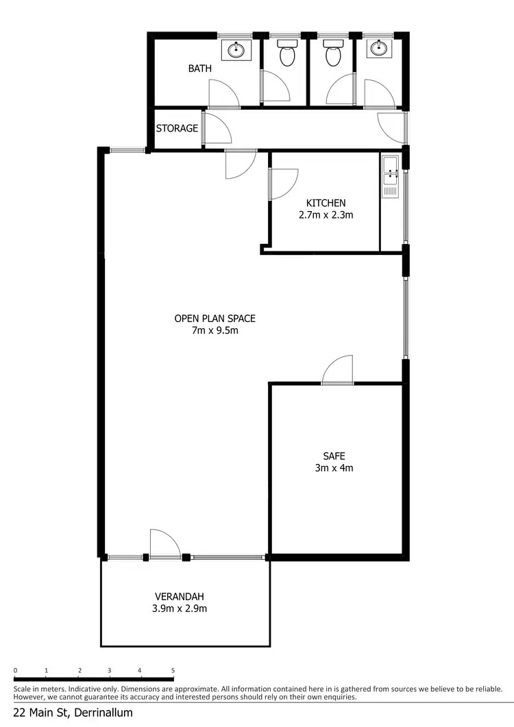 Floorplan of Homely house listing, 22 Main Street, Derrinallum VIC 3325