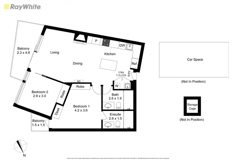 Floorplan of Homely apartment listing, 306/41-45 Edgewater Boulevard, Maribyrnong VIC 3032
