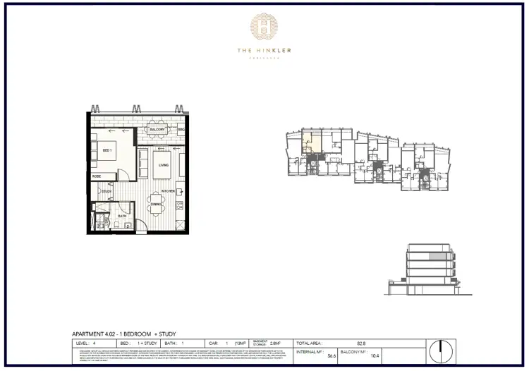 Floorplan of Homely apartment listing, 402/416 Kingsway, Caringbah NSW 2229