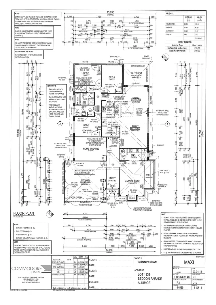 Floorplan of Homely house listing, 23 Seddon Parade, Alkimos WA 6038
