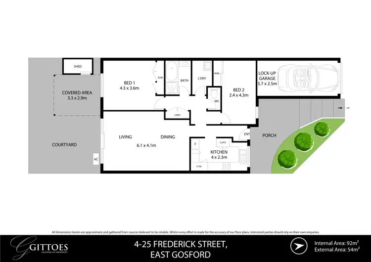 Floorplan of Homely villa listing, 4/25 Frederick Street, East Gosford NSW 2250