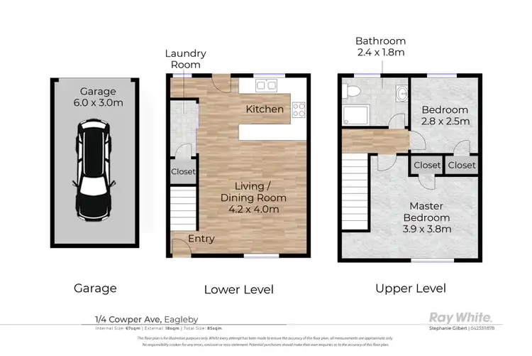 Floorplan of Homely townhouse listing, 1/4 Cowper Avenue, Eagleby QLD 4207