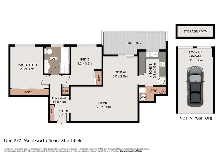Floorplan of Homely apartment listing, 3/71-79 WENTWORTH ROAD, Strathfield NSW 2135
