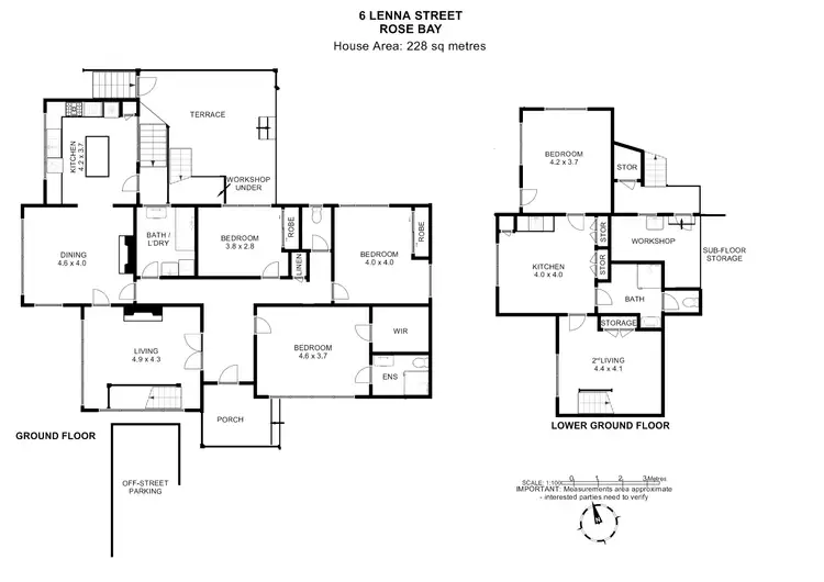Floorplan of Homely house listing, 6 Lenna Street, Rose Bay TAS 7015