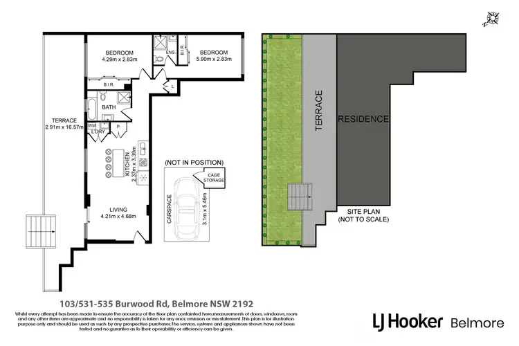 Floorplan of Homely apartment listing, 103/531-535 Burwood Road, Belmore NSW 2192