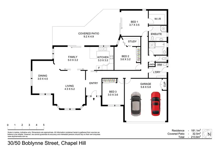 Floorplan of Homely villa listing, 30/50 Boblynne Street, Chapel Hill QLD 4069