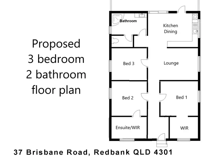 Floorplan of Homely house listing, 37 Brisbane Road, Redbank QLD 4301