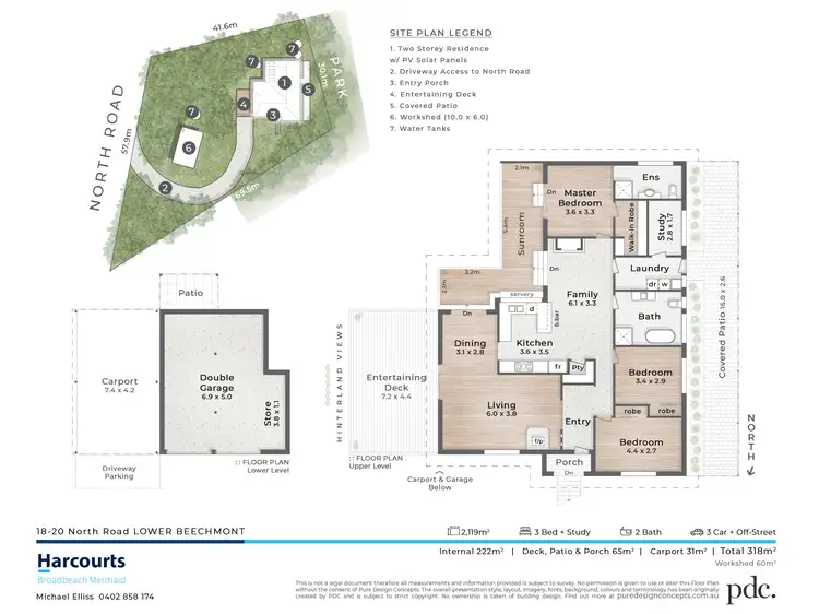 Floorplan of Homely house listing, 18-20 North Road, Lower Beechmont QLD 4211