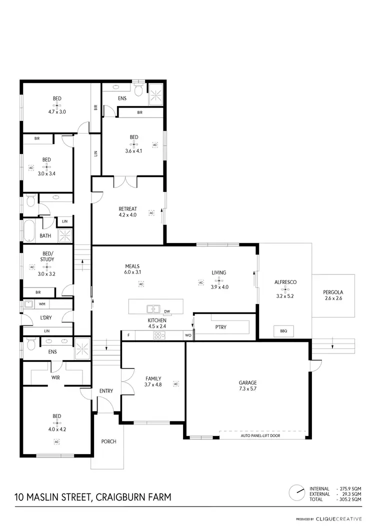 Floorplan of Homely house listing, 10 Maslin Street, Craigburn Farm SA 5051