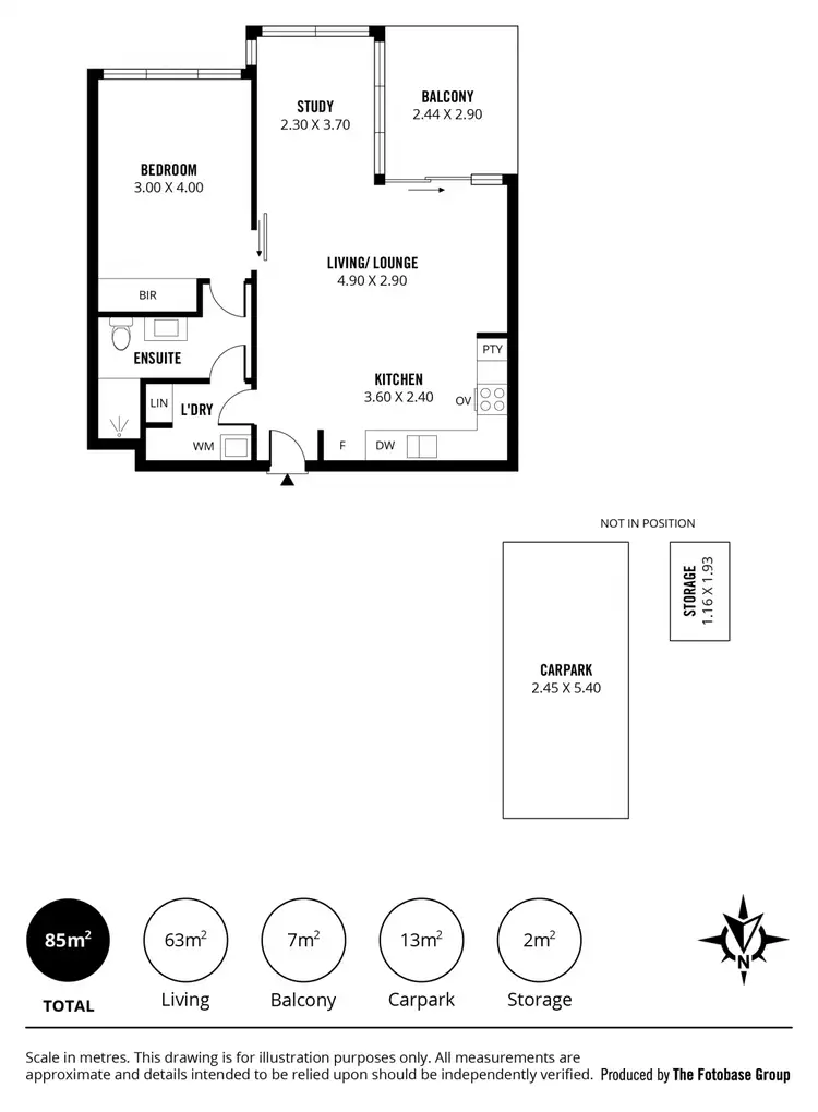 Floorplan of Homely apartment listing, 1205/68 Elizabeth Street, Adelaide SA 5000
