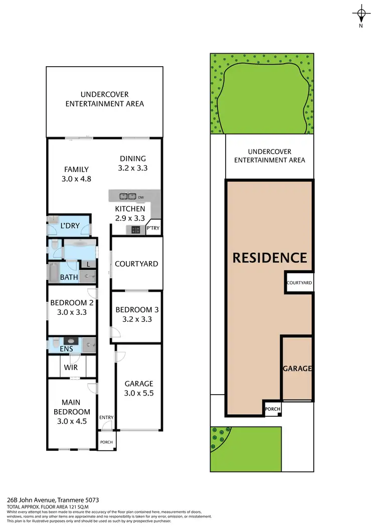 Floorplan of Homely house listing, 26B John Ave, Tranmere SA 5073
