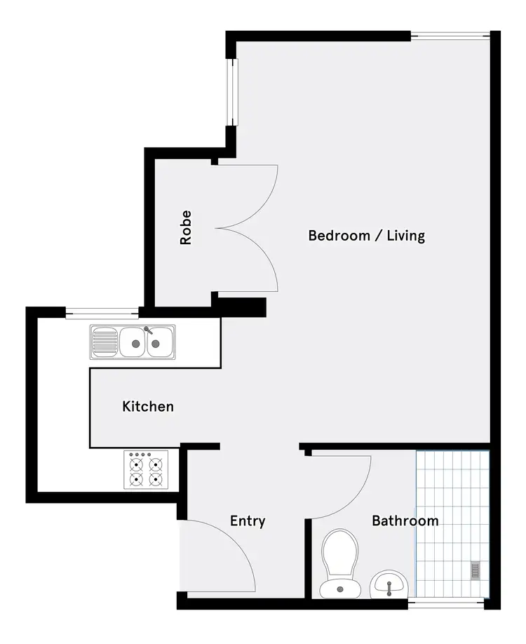 Floorplan of Homely unit listing, 4B/109 Knox Street, Watson ACT 2602