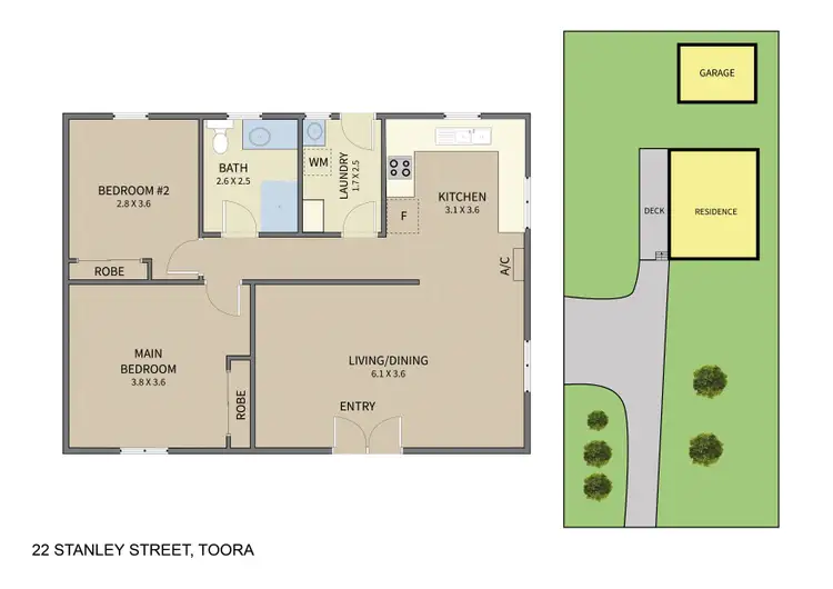 Floorplan of Homely house listing, 22 Stanley St, Toora VIC 3962