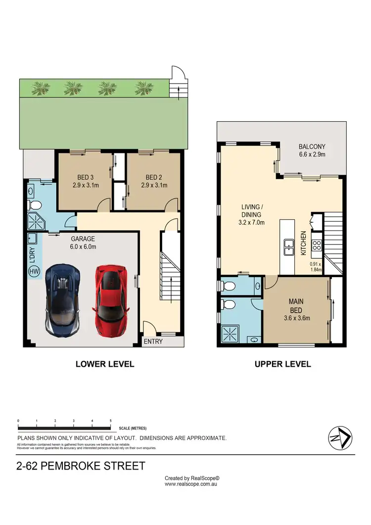 Floorplan of Homely townhouse listing, 2/62 Pembroke Street, Carina QLD 4152