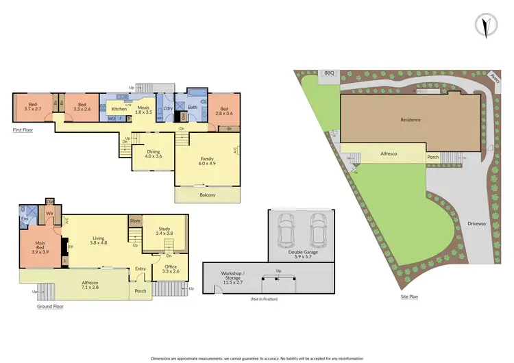 Floorplan of Homely house listing, 3 Bradley Place, Boronia VIC 3155