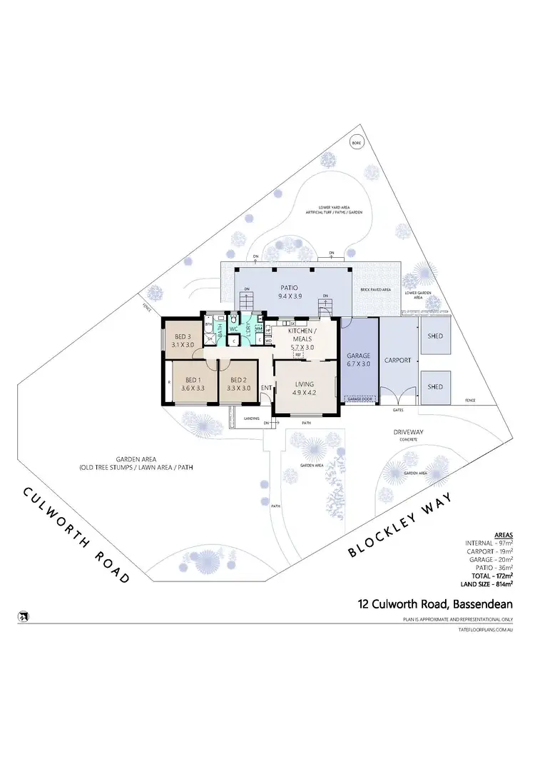 Floorplan of Homely house listing, 12 Culworth Road, Bassendean WA 6054