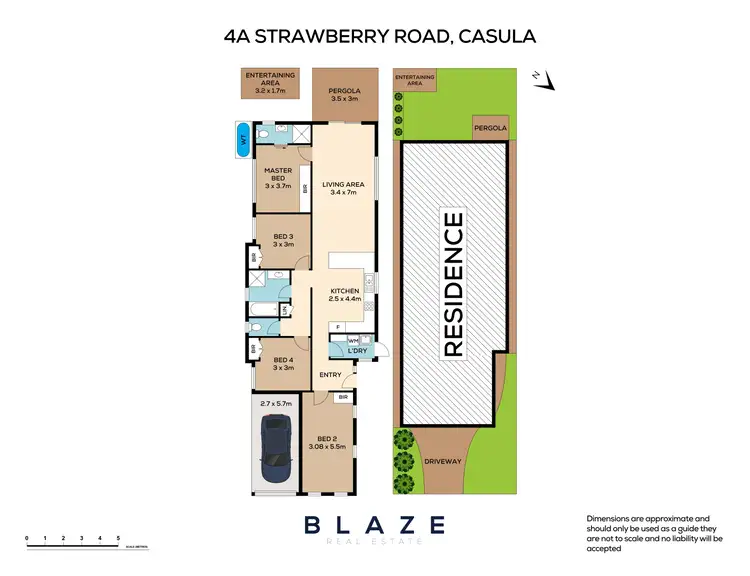 Floorplan of Homely house listing, 4A Strawberry Road, Casula NSW 2170