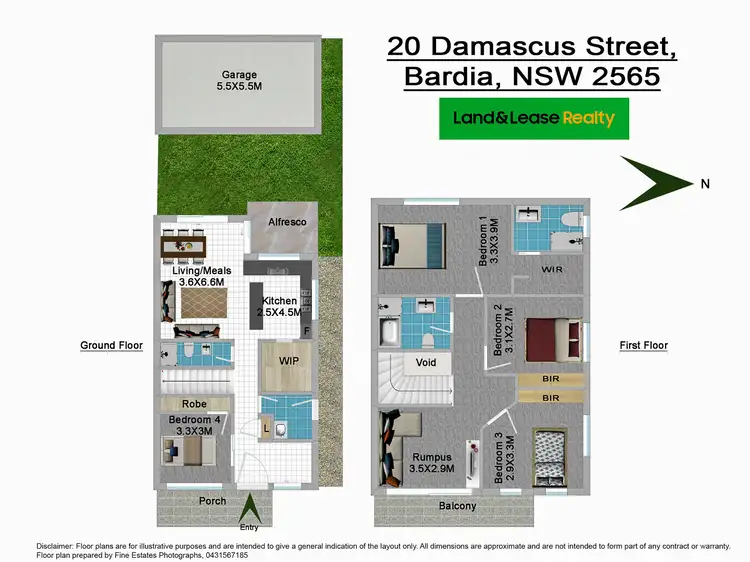 Floorplan of Homely house listing, 20 Damascus Street, Bardia NSW 2565