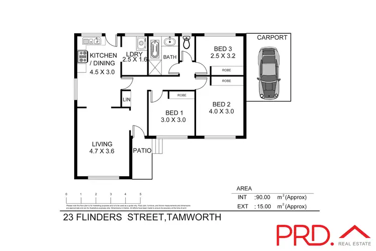 Floorplan of Homely house listing, 23 Flinders Street, Tamworth NSW 2340