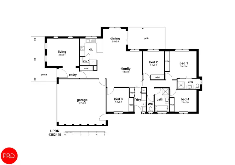 Floorplan of Homely house listing, Address available on request