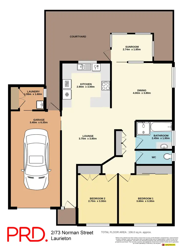 Floorplan of Homely villa listing, 2/73 Norman Street, Laurieton NSW 2443