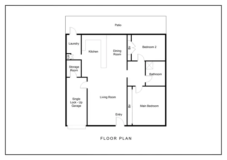 Floorplan of Homely unit listing, 1/40 Patrick Street, Aitkenvale QLD 4814