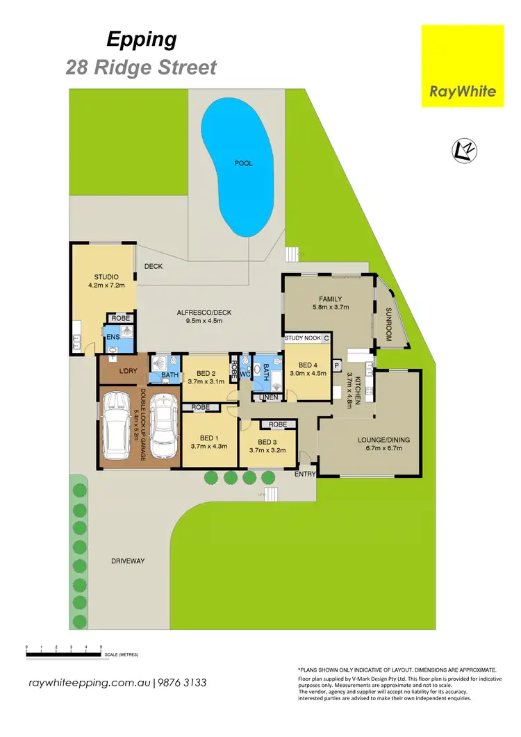 Floorplan of Homely house listing, 28 Ridge Street, Epping NSW 2121