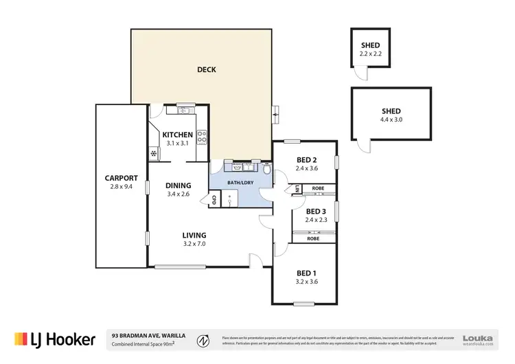 Floorplan of Homely house listing, 93 Bradman Ave, Warilla NSW 2528