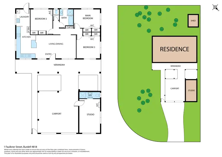 Floorplan of Homely house listing, 1 Faulkner Street, Burdell QLD 4818