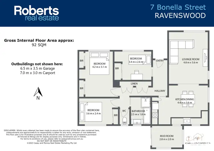Floorplan of Homely house listing, 7 Bonella Street, Ravenswood TAS 7250