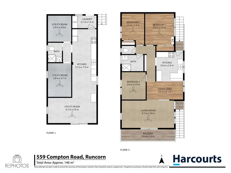 Floorplan of Homely house listing, 559 Compton Road, Runcorn QLD 4113