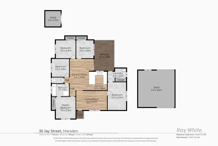 Floorplan of Homely house listing, 35 Jay Street, Marsden QLD 4132