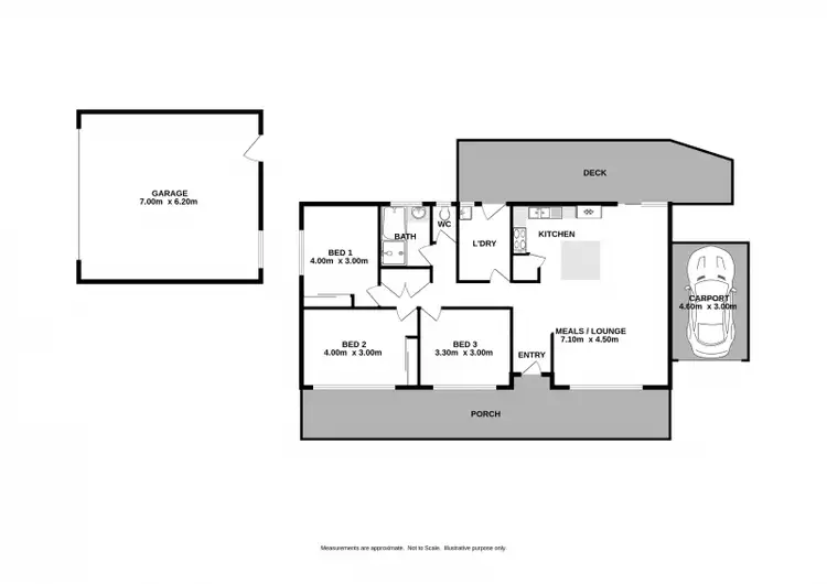 Floorplan of Homely house listing, 697 Wilkinson Street, Glenroy NSW 2640