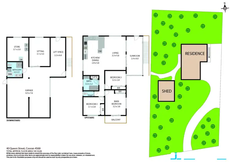 Floorplan of Homely house listing, 40 Queen Street, Cooran QLD 4569