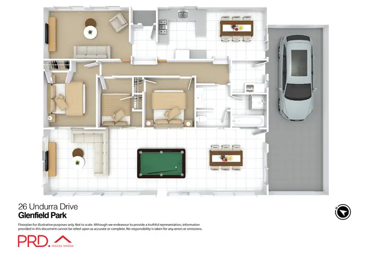 Floorplan of Homely house listing, 26 Undurra Drive, Glenfield Park NSW 2650