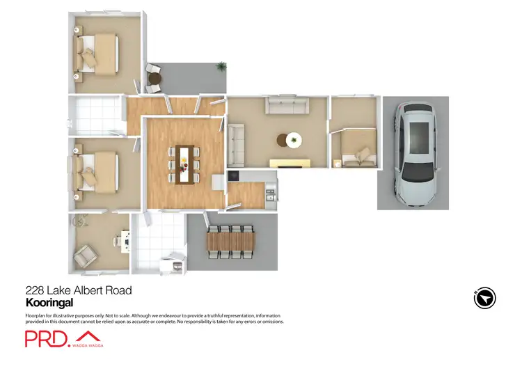 Floorplan of Homely house listing, 228 Lake Albert Road, Kooringal NSW 2650