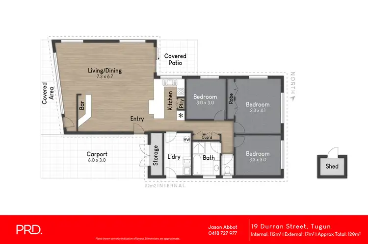 Floorplan of Homely house listing, 19 Durran Street, Tugun QLD 4224
