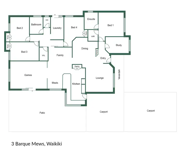 Floorplan of Homely house listing, 3 Barque Mews, Waikiki WA 6169