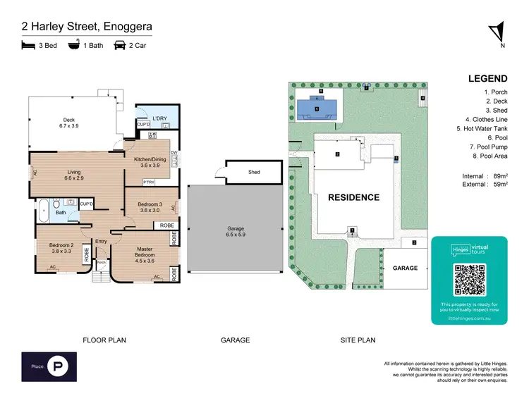 Floorplan of Homely house listing, 2 Harley Street, Enoggera QLD 4051