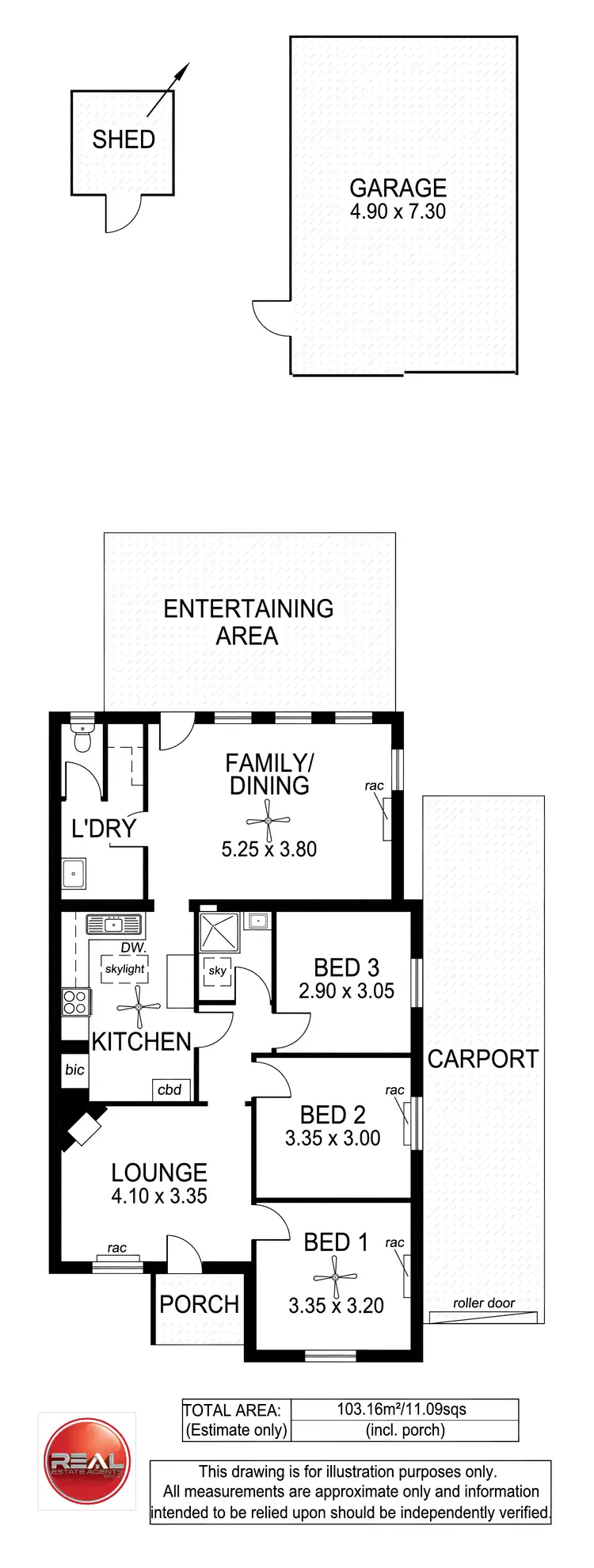 Floorplan of Homely house listing, 6 Simpson Avenue, Devon Park SA 5008