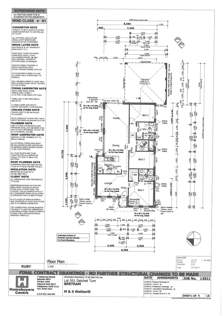 Floorplan of Homely house listing, 13 Datchet Turn, Bertram WA 6167