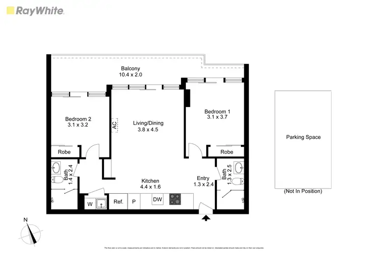 Floorplan of Homely apartment listing, 9/1 Langs Road, Ascot Vale VIC 3032
