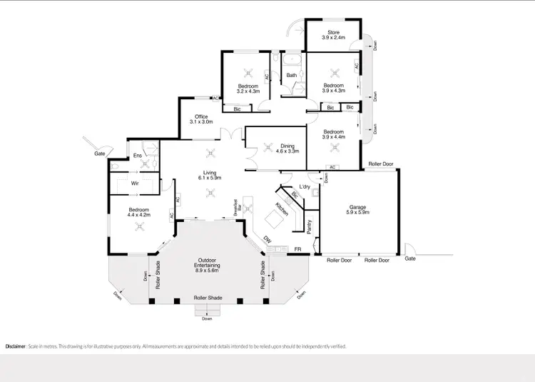 Floorplan of Homely house listing, 4 Demco Drive, Broome WA 6725