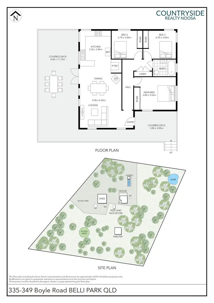 Floorplan of Homely rural property listing, 335-349 Boyle Road, Belli Park QLD 4562