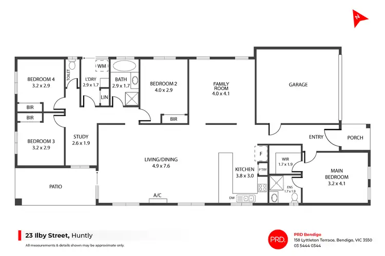 Floorplan of Homely house listing, 23 Ilby Street, Huntly VIC 3551