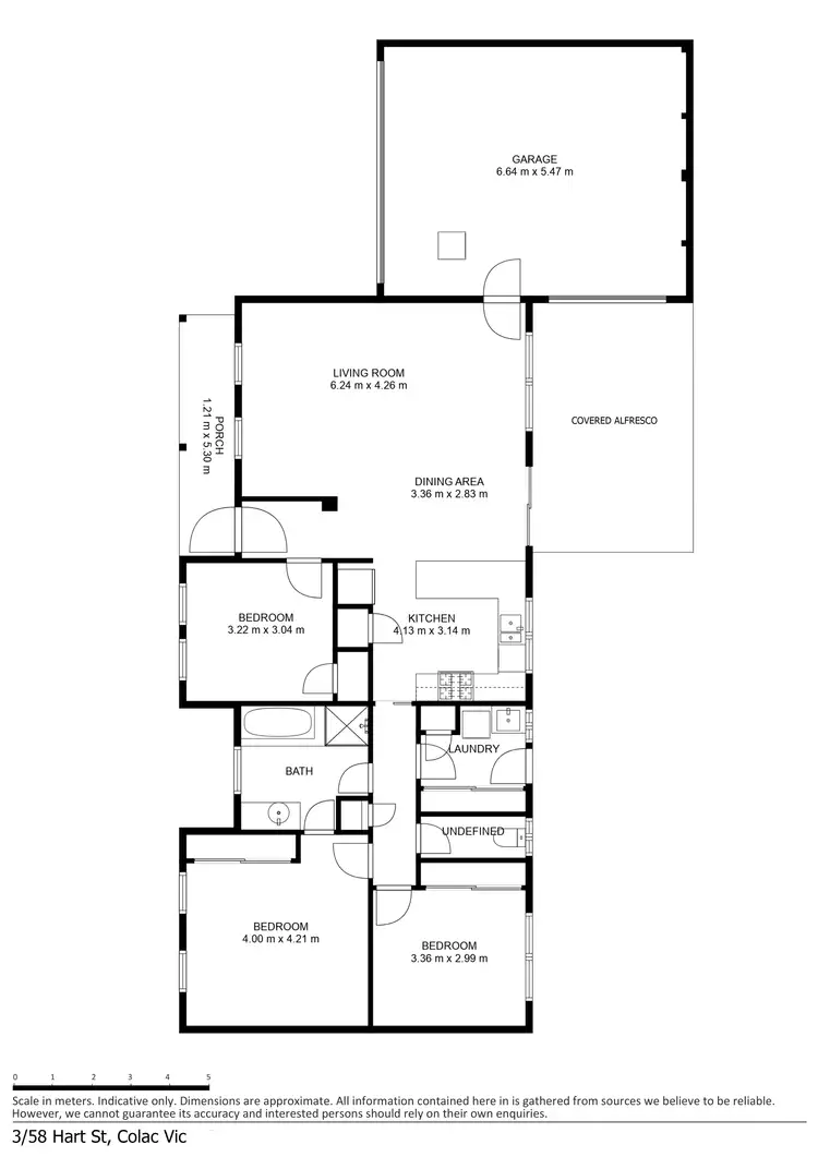 Floorplan of Homely townhouse listing, 3/58 Hart Street, Colac VIC 3250