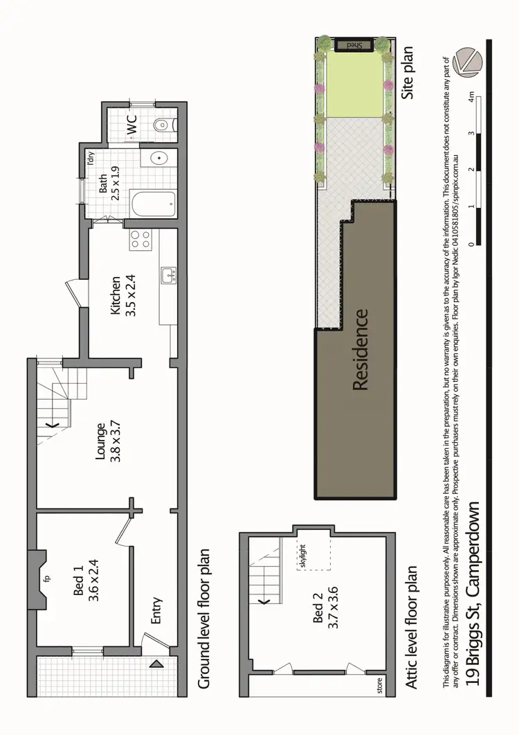 Floorplan of Homely house listing, 19 Briggs Street, Camperdown NSW 2050