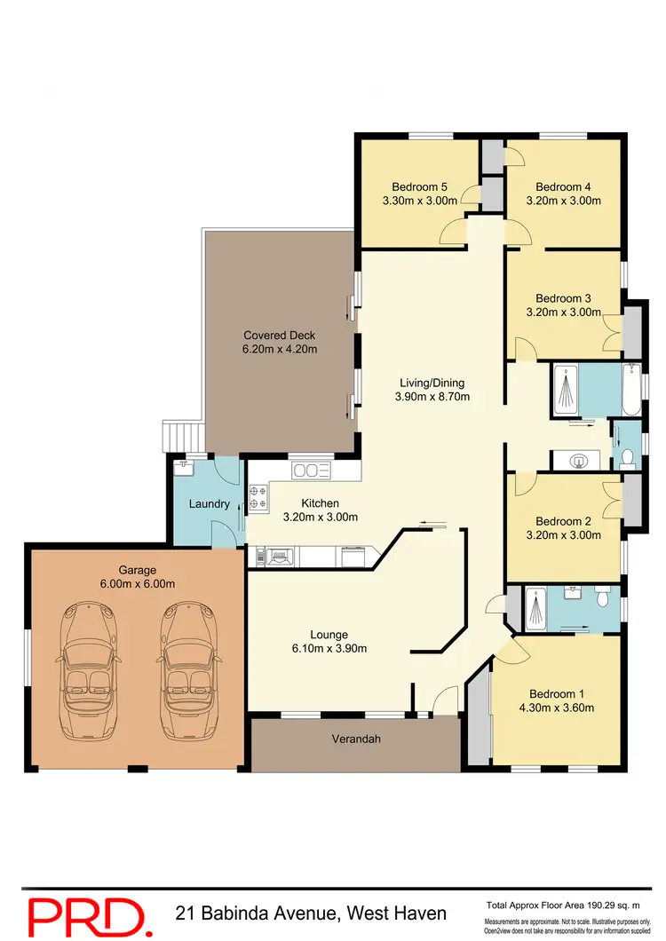 Floorplan of Homely house listing, 21 Babinda Avenue, West Haven NSW 2443