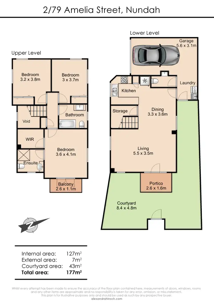 Floorplan of Homely townhouse listing, 2/79 Amelia Street, Nundah QLD 4012